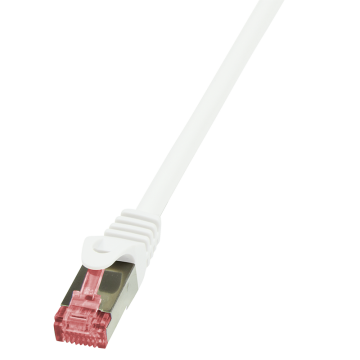 Logilink Patchkabel Kat.6 S/FTP PIMF PrimeLine weiß...